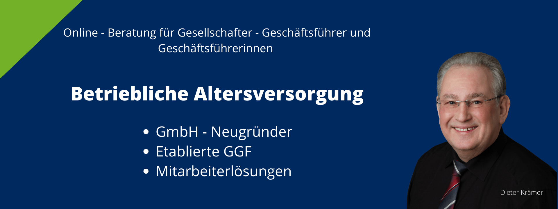 Online Beratung speziell fr Gesellschafter - Geschftsfhrer